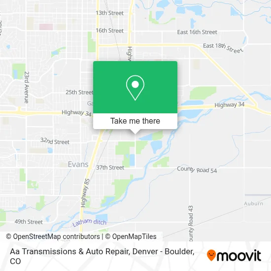 Aa Transmissions & Auto Repair map