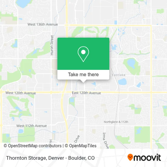 Thornton Storage map