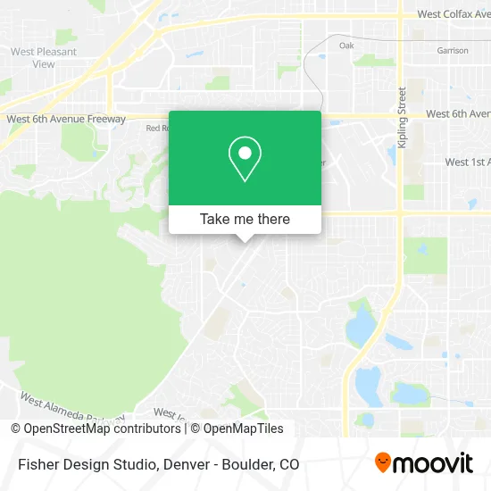 Fisher Design Studio map