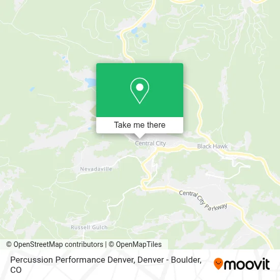 Percussion Performance Denver map