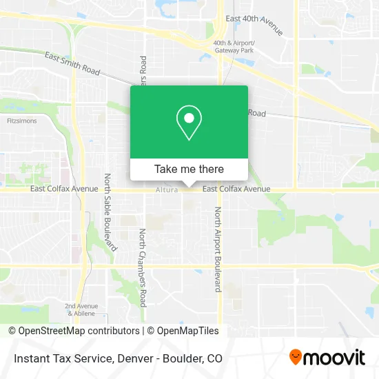 Instant Tax Service map