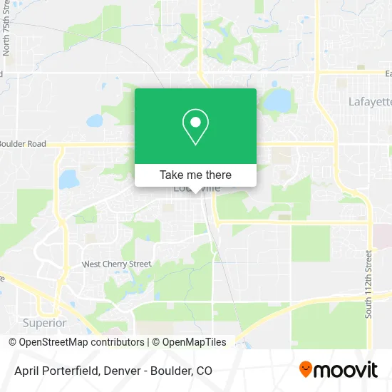 April Porterfield map