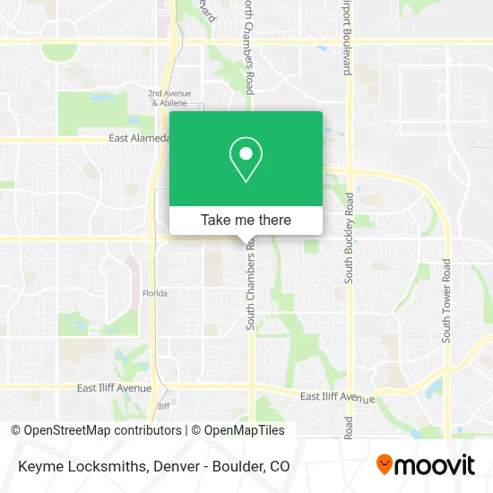 Keyme Locksmiths map