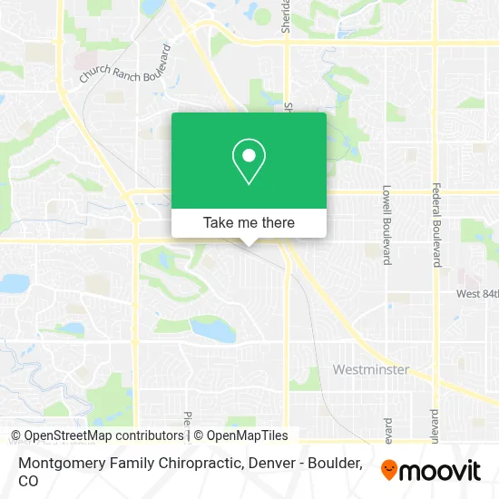 Montgomery Family Chiropractic map