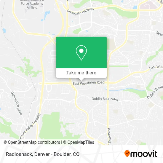 Radioshack map