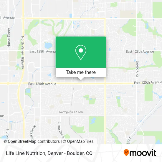 Life Line Nutrition map