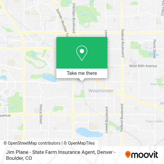 Jim Plane - State Farm Insurance Agent map