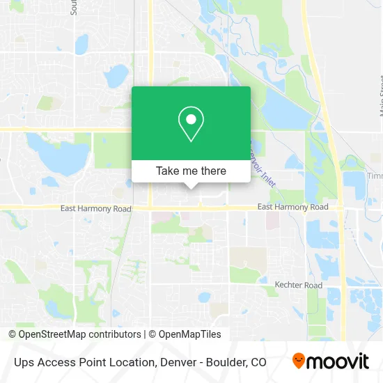 Ups Access Point Location map