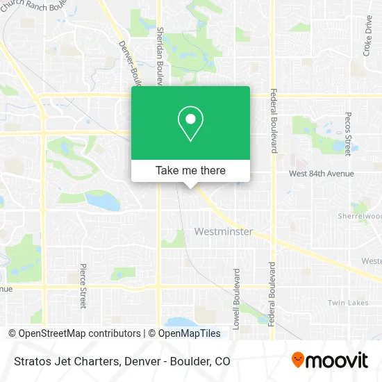Stratos Jet Charters map