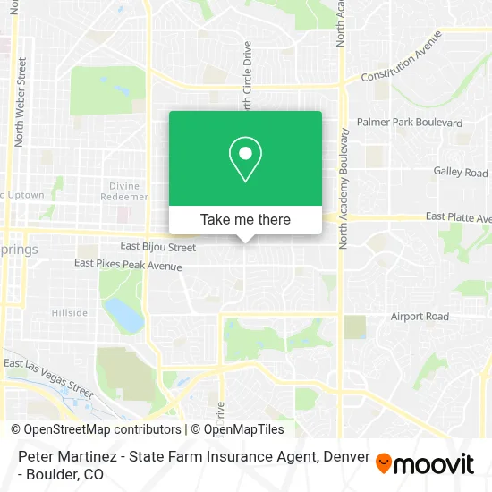 Peter Martinez - State Farm Insurance Agent map