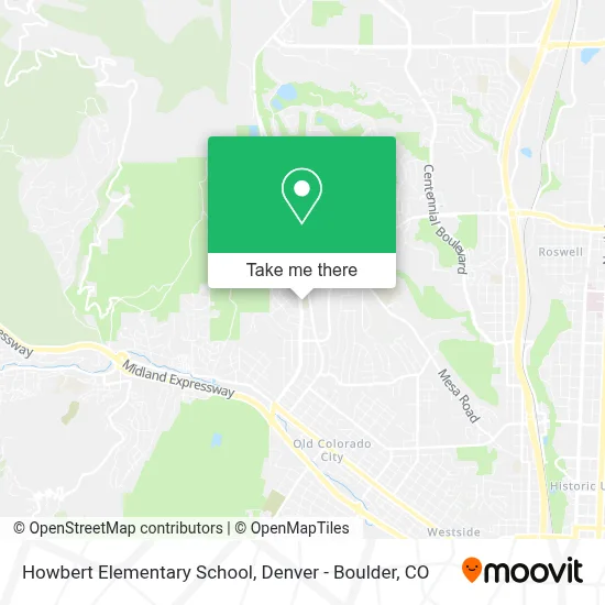 Howbert Elementary School map