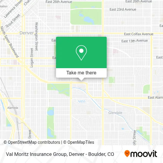 Val Moritz Insurance Group map