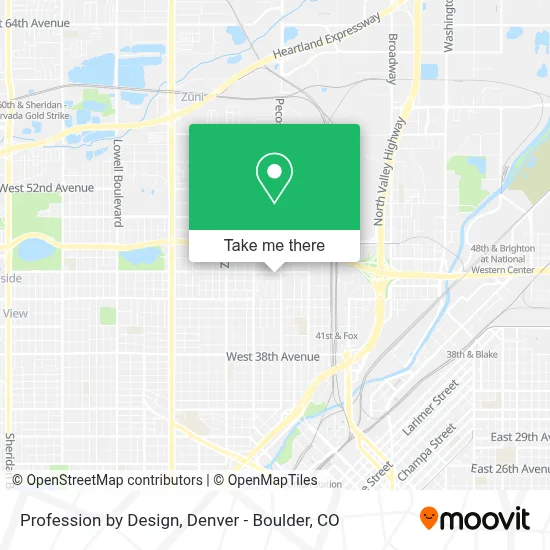 Profession by Design map