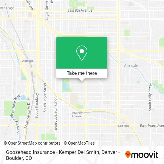 Goosehead Insurance - Kemper Del Smith map