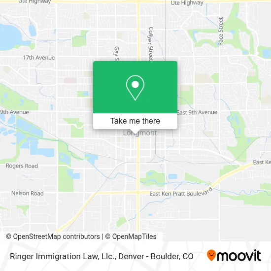 Ringer Immigration Law, Llc. map