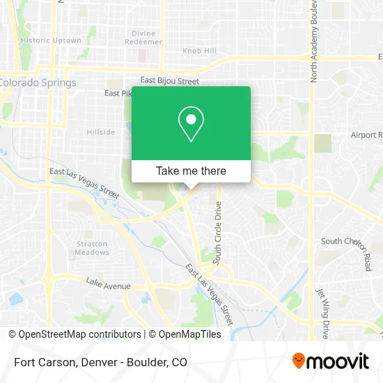 Fort Carson map