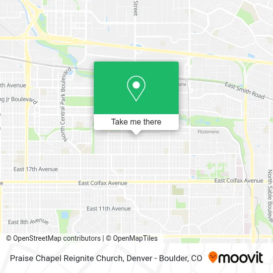 Praise Chapel Reignite Church map