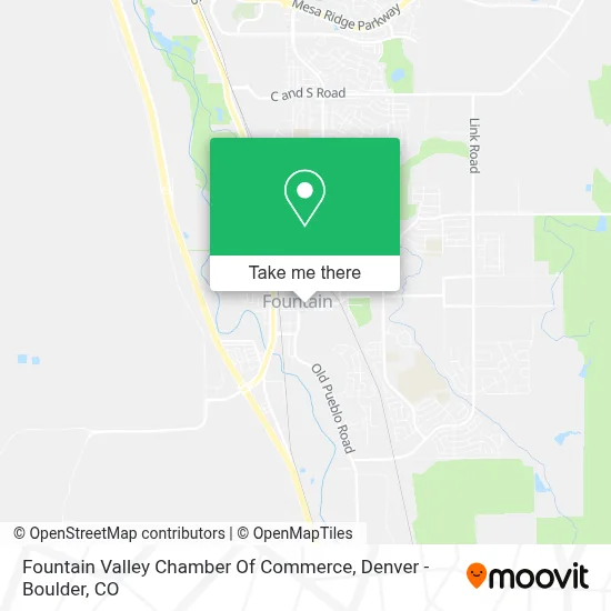 Fountain Valley Chamber Of Commerce map