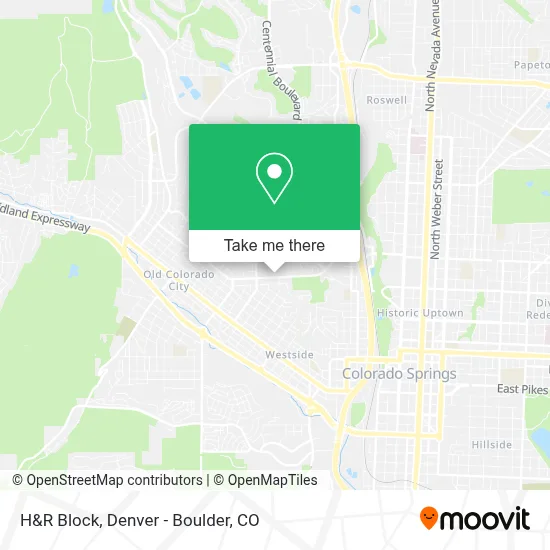 H&R Block map