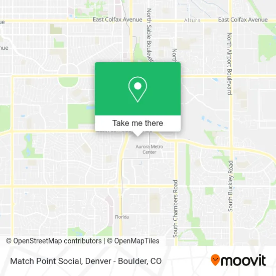 Match Point Social map