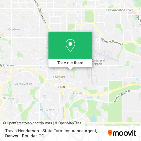 Travis Henderson - State Farm Insurance Agent map