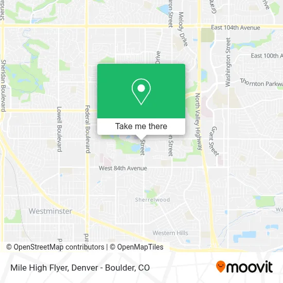 Mile High Flyer map