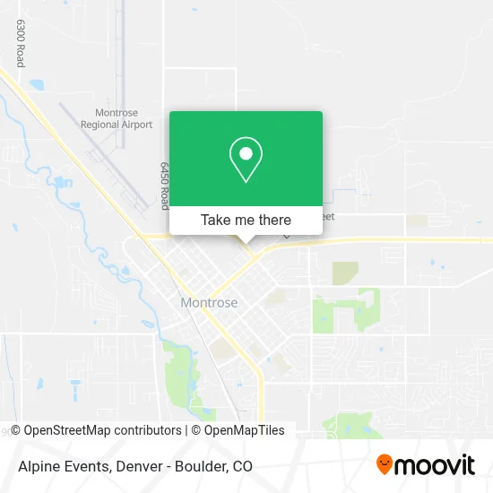 Alpine Events map