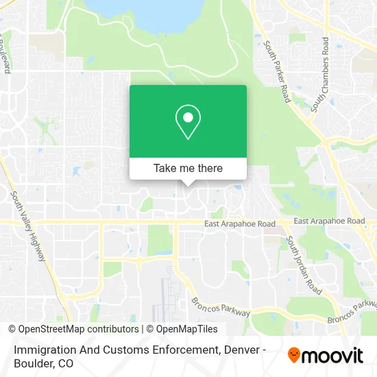 Immigration And Customs Enforcement map