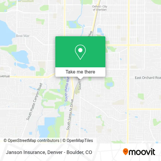 Janson Insurance map