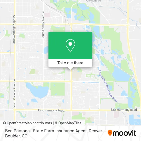Ben Parsons - State Farm Insurance Agent map