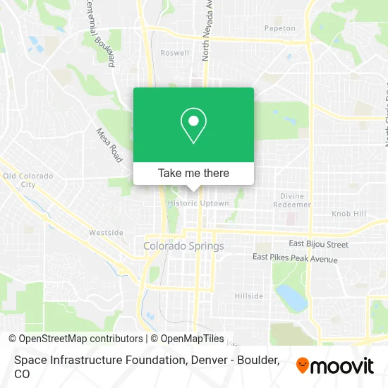 Space Infrastructure Foundation map