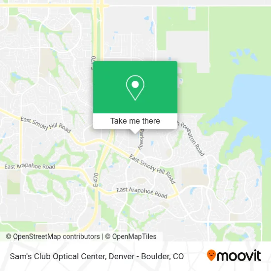 Sam's Club Optical Center map