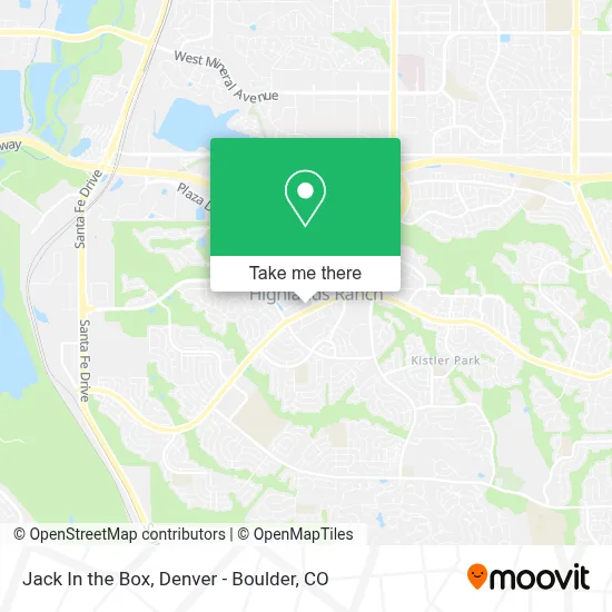 Jack In the Box map