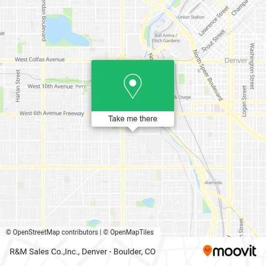 R&M Sales Co.,Inc. map