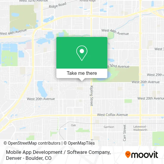 Mobile App Development / Software Company map