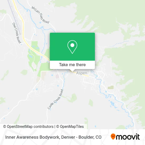 Inner Awareness Bodywork map