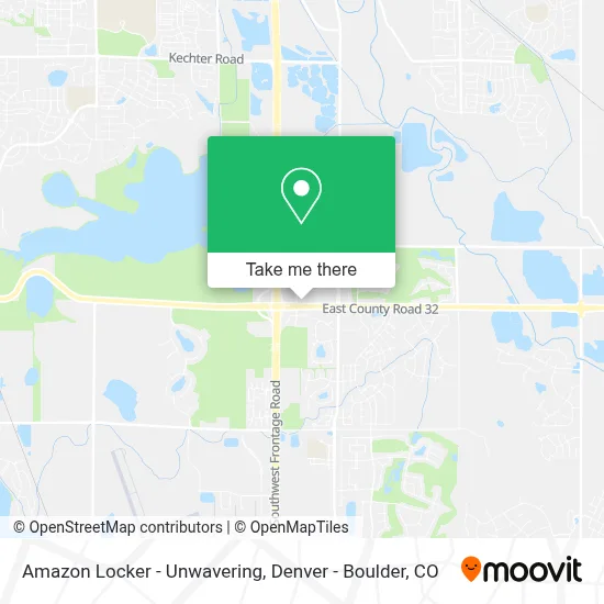 Amazon Locker - Unwavering map