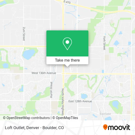 Loft Outlet map
