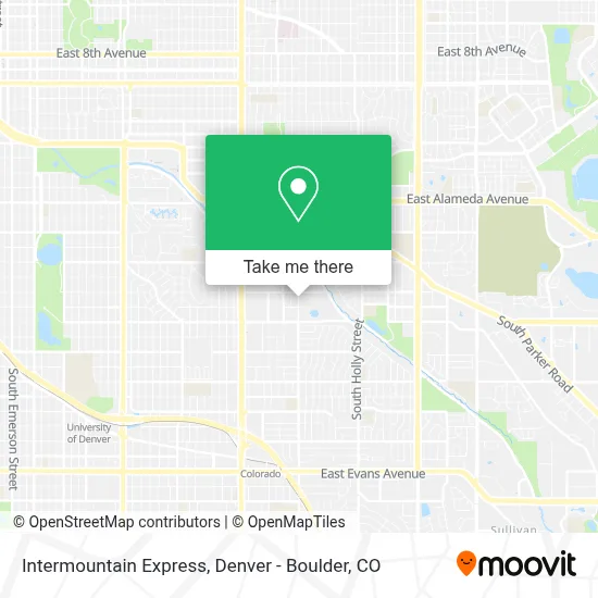 Intermountain Express map