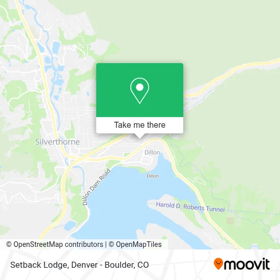 Setback Lodge map