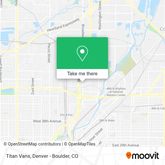 Titan Vans map