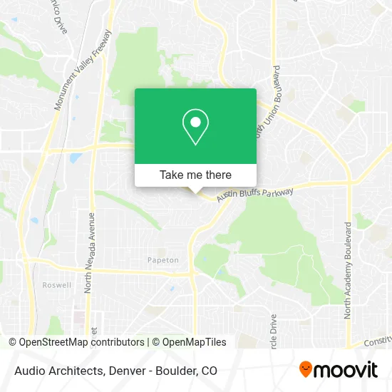 Audio Architects map