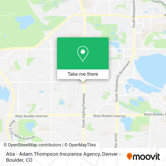 Atia - Adam Thompson Insurance Agency map