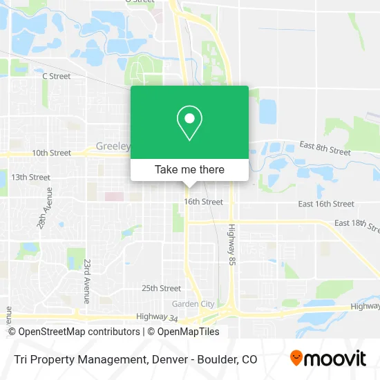 Tri Property Management map
