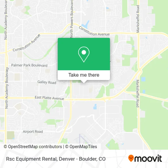 Rsc Equipment Rental map