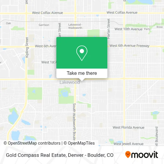 Gold Compass Real Estate map
