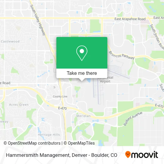 Hammersmith Management map