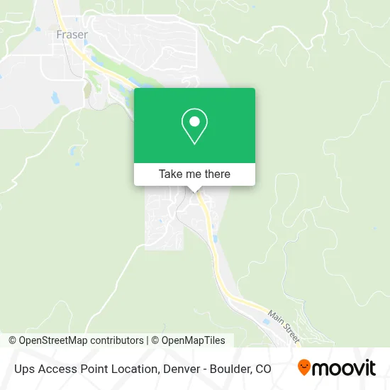 Ups Access Point Location map