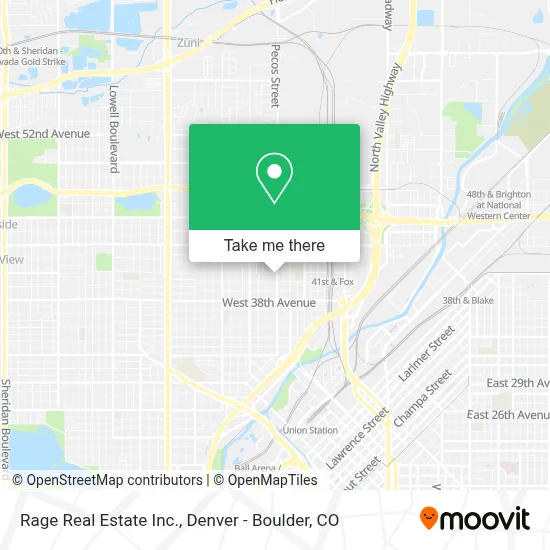 Rage Real Estate Inc. map