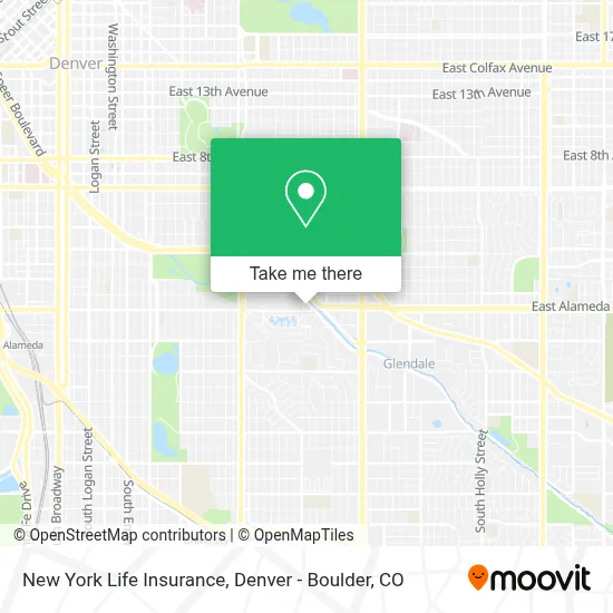 New York Life Insurance map